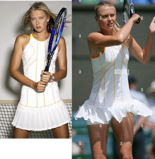 Nwt Nike Maria Sharapova Tennis Dress w/ Bra Pleated Skirt XS M Medium L Large