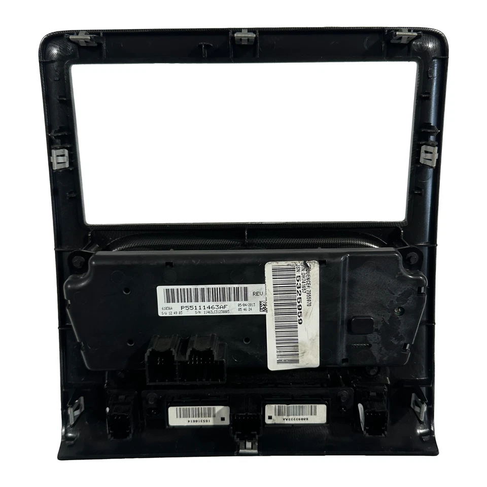 Interruptor de control de clima Dodge Challenger 2011-2014 moldura de carbono 55111463AF Foto 2 de 2