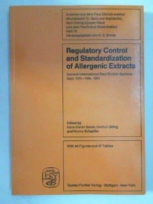Regulatory Control II and Standardization of Allergenic Extracts Brede, Hans D.,
