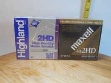 Maxell MF 2HD High Density Floppy Disk 3.5" Formatted 10 Pack Sealed