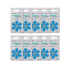 Power One Size 675P Cochlear Implant MF Hearing Aid Batteries (60 Pack)