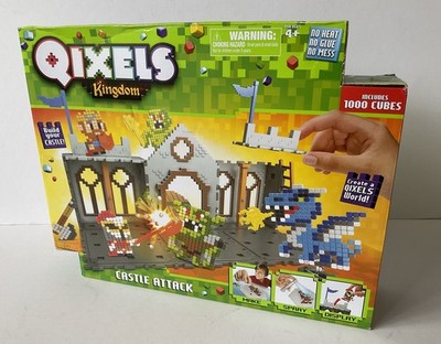 Qixels Kingdom Castle Attack Set Neu Versiegelt (wie Aquabeads) Kinder Spaß Basteln Geschenk