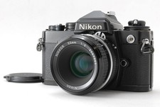 Almost MINT Nikon FE Black 35mm SLR Camera Ai Nikkor 50mm f2.0 Lens From Japan