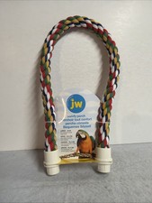 JW Pet Comfy Perch For Birds Flexible Multi-color Rope, Large 36  Brand New