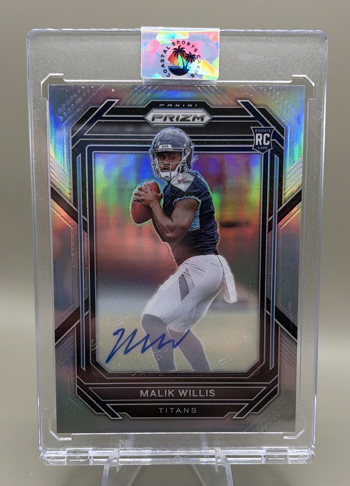 2022 Panini Prizm - Rookies Malik Willis #303 Silver Prizm Autographs (AU, RC)