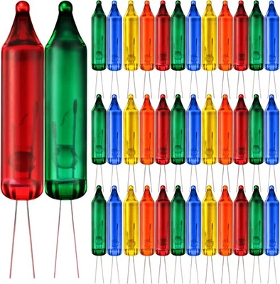 REMAGR 360 Pcs 2.5V Christmas Mini Lights Replacement Bulbs Bulk Colorful Bulb