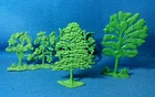 Marx vintage playset green trees-3 different types