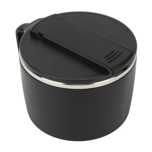 (1200ml) 304 Stainless Steel Student Fast Food Cup Portable Lunch Box Black - Bild 6 von 24