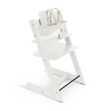 Stokke White High Chair Baby Set Tripp Trapp