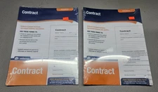 Set of 2 Adams Contract Business Forms BRAND NEW Sealed In Packages