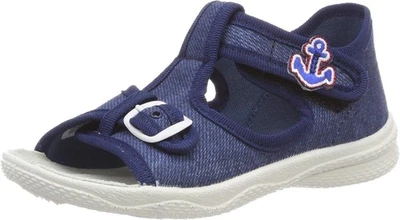 Superfit Jungen Polly Hohe Hausschuhe Sandalen Kindergartenschuhe, Blau, EUR 18 - Bild 1 von 4