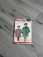 Burda 5611 Girls Coat Pattern, Sizes 3-7 Uncu...
