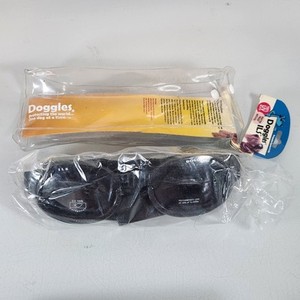 Doggles ILS Extra Large XL Metallic Black Frame Smoke Lens