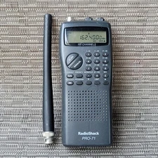 Radio Shack PRO-71 100 Channels VHF/UHF/Air Handheld Radio Scanner Tested&Works