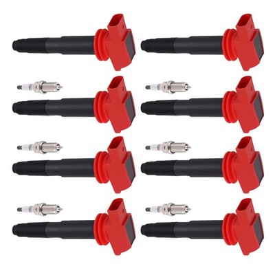 8pcs Ignition Coil + Spark Plugs for Porsche Panamera V6 V8 10-16 94860210413