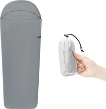 Naturehike 4.5oz Ultralight Washable Sleeping Bag Liner, Lightweight Adult Sleep