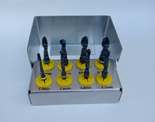 Rotary Tool Set 8pcs with Cooling Channels  Organizer Tray   CE Marked