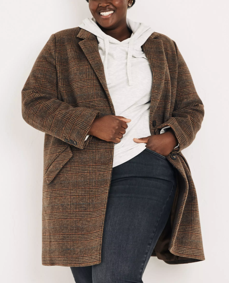 Womens Coats Fatface Wool Coat Buy FatFace Brown Sussex Jacket