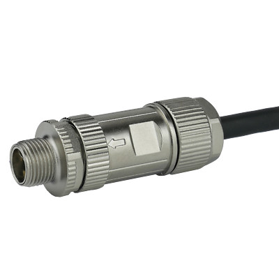 M12 X kodiert 8 Pin Rundstecker Männlich Lötkelch geschirmt x code 10 GbE shield