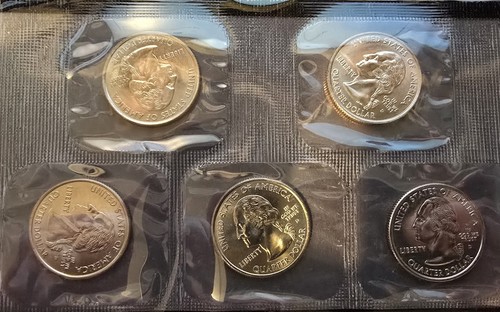 2001-D STATEHOOD QUARTERS IN ORIGINAL MINT SET CELLO PACK - FREE SHIPPING LS6 - Picture 2 of 2
