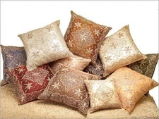 Decorative-Beaded-Sparkly-Throw-Pillow-Cushion-Cover Pillow case-hand made 