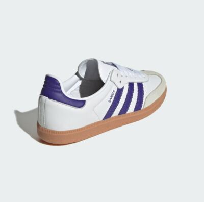 W Adidas Originals Samba OG Cloud White Energy Ink Purple