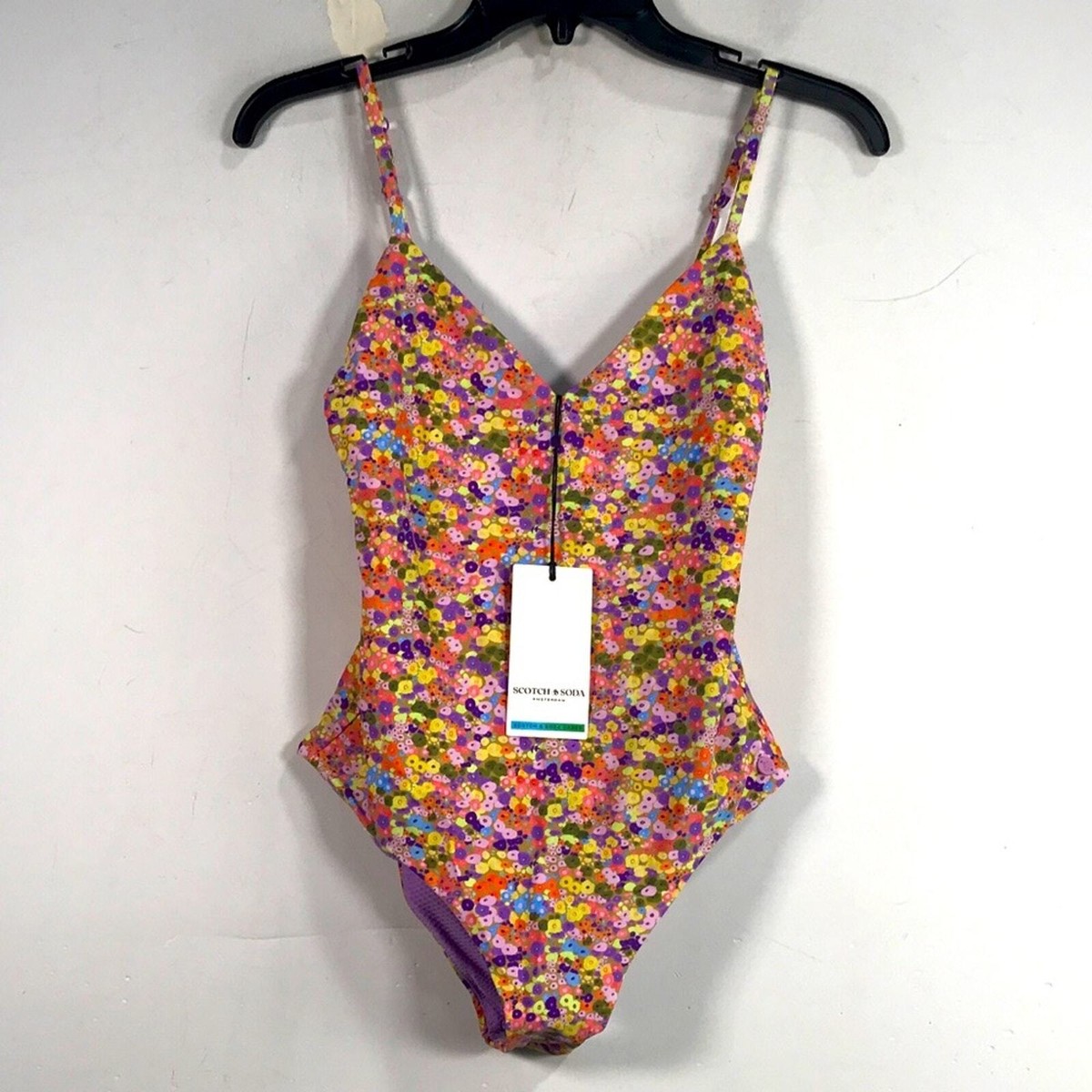 Scotch Soda Reversible One Piece Swimsuit, Women's Size S