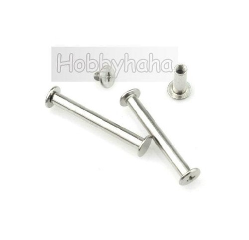 30pcs M5*35mm Chicago Screws / Binder Posts / Screw Posts / Binding Screws New - Picture 2 of 3