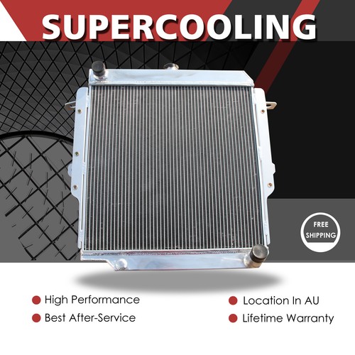 Aluminum Radiator For Toyota Land Cruiser HZJ75 75 Series 1HZ MT Diesel 1990-01 - Bild 1 von 10