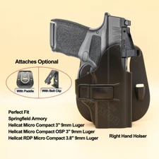 OSP RDP Holster OWB For Springfield Armory Hellcat Compact OSP HolderHolster 