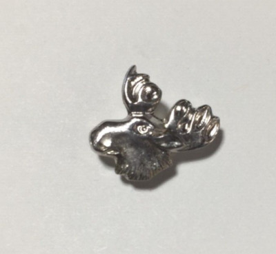 Loyal Order of Moose  1/2'' Silver Tone Lapel Tie Pin Lodge