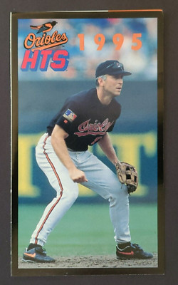 1995 Cal Ripken Jr. HTS Comcast Baltimore Orioles Oversized Pocket Schedule