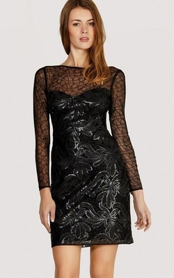 karen millen green sequin dress