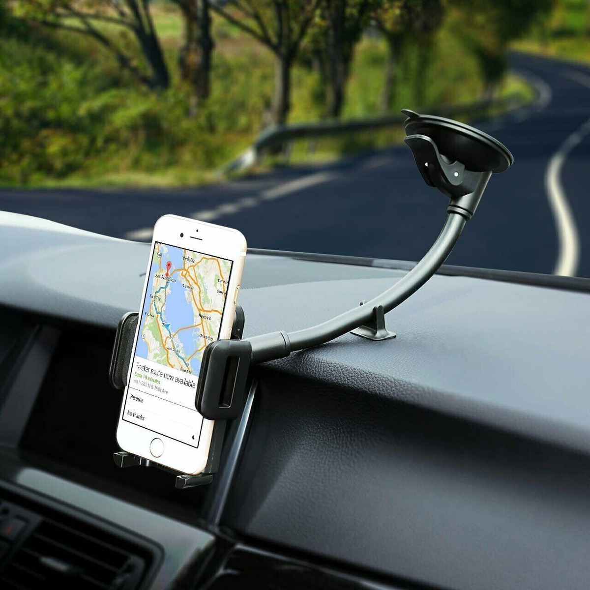 Car Windshield Mount Cradle Holder Stand GPS for Cell Phone