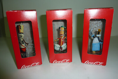3 Coca Cola Gläser /Samml.Edition/Trinkglas 1991 / Musik Song /  Unbenutzt