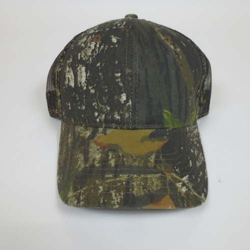 Mossy Oak Camouflage Hat Camo Hunting Cap OSFM Mesh Back Trucker Outdoor MO-3 - Picture 2 of 7
