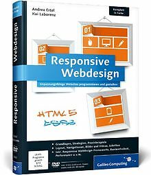 Responsive Webdesign: Anpassungsfähige Websites programm... | Buch | Zustand gut