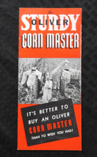 1940 "The Sturdy OLIVER Corn Master" 2-Row Picker Catalog Brochure MINTY