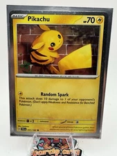 2023 Pokémon Temporal Forces Cosmic Holo Holographic Pikachu 51 /162 Promo