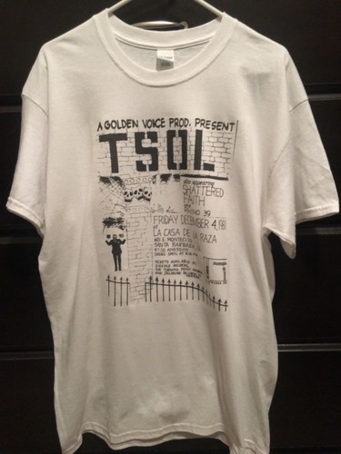 T-shirt Old Punk Rock Concert Flyer 