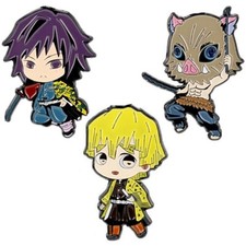 Demon Slayer Enamel Lapel Pin Badges sale!