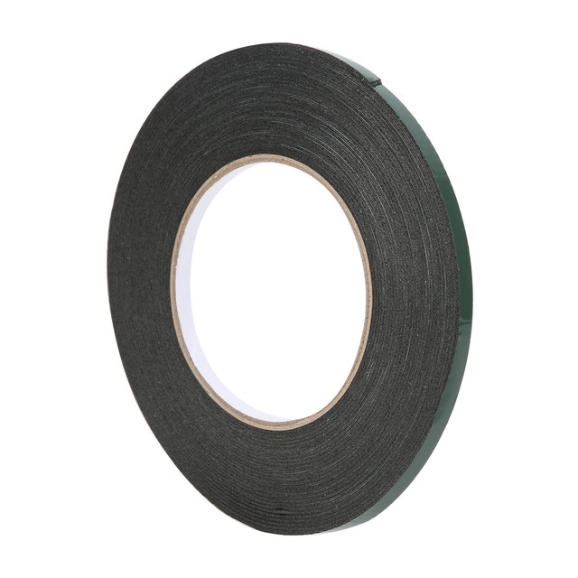 Double Sided Adhesive Tape Green Film Black Foam High Viscosity Heavy PY10241 Double Sided Adhesive Tape Green Film Black Foam High Viscosity Heavy PY10241
