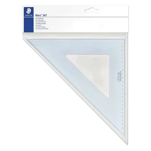 Staedtler Mars 567 Set Square Blue Various Sizes / Degrees