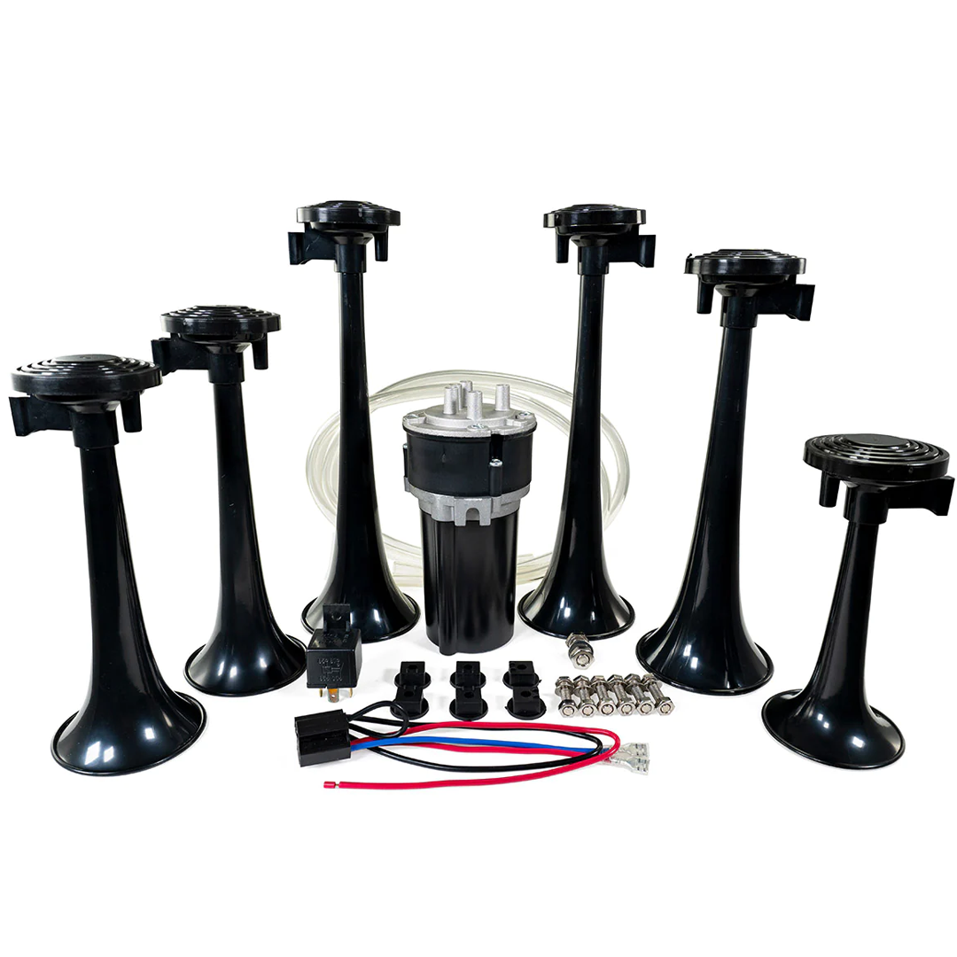 HornBlasters 'The Godfather' Musical Air Horn 12V Electric Air Horn Kit eBay