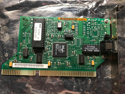 Intel 352226-001 16-Bit ISA Ethernet Adapter RJ-45 & Ready To Ship Out For Free