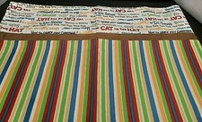 Dr. Seuss Valance Window Topper Class Room Kids Room 81" X 15"