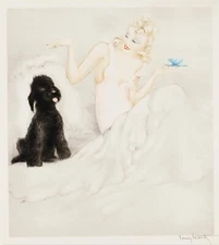 Louis Icart : Morning Cup : Archival Art Print