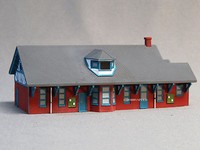 Imex Perma-scene Built Up N Scale Oyster Bay Train Station Gauge Train 6330 Imex Perma-scene Built Up N Scale Oyster Bay Train Station Gauge Train 6330