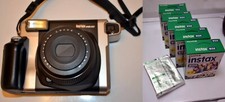 INSTAX WIDE 300 CAMERA  FIVE BOXES OF WIDE FILM PACK 20 EXPOSURES  one 10 EXP