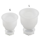 Crafty Silicone Mold for Cement Cup Jar Resin Casting Molds Jar Molds Resin Mold